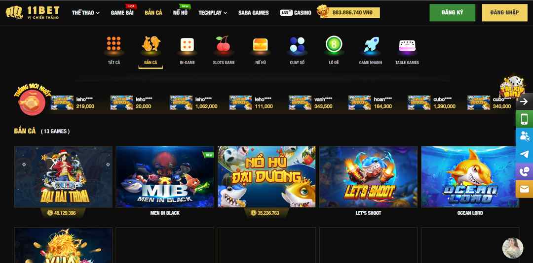 Đôi nét về trang chủ 11Bet