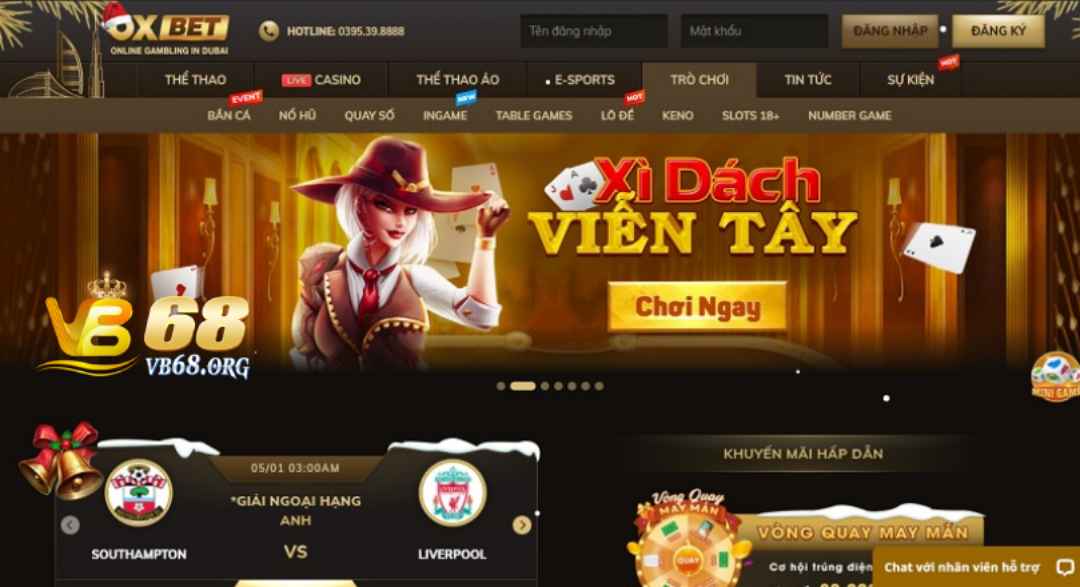 Kho trò chơi cá cược thể thao cực đỉnh của Oxbet 