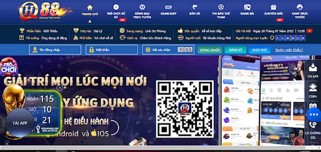 App QH88 tích hợp tốt trên mọi nền tảng