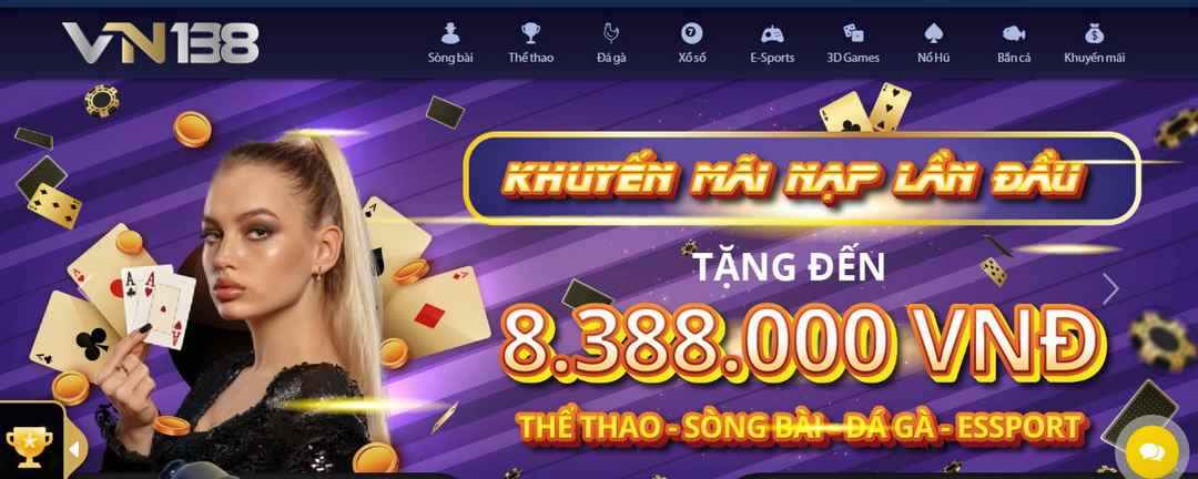 Sảnh chơi Casino với đầy đủ tựa game hấp dẫn